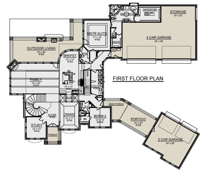 House Plan House Plan #31891 Drawing 1