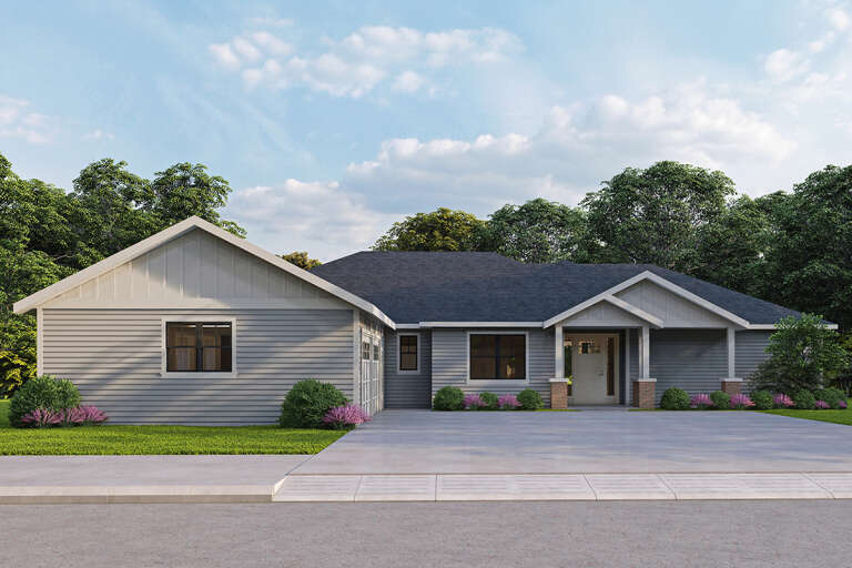 House Plan House Plan #31892 Front Elevation 
