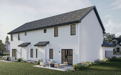 Modern Farmhouse House Plan #963-01064 Elevation Photo