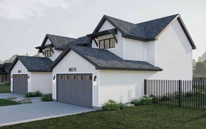 Modern Farmhouse House Plan #963-01064 Elevation Photo