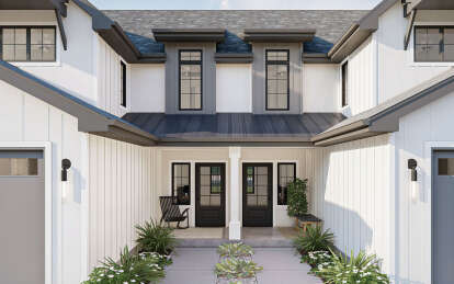 Modern Farmhouse House Plan #963-01064 Elevation Photo