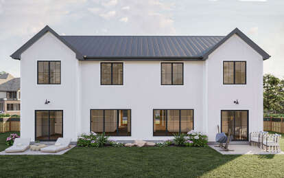 Modern Farmhouse House Plan #963-01065 Elevation Photo