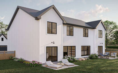 Modern Farmhouse House Plan #963-01065 Elevation Photo