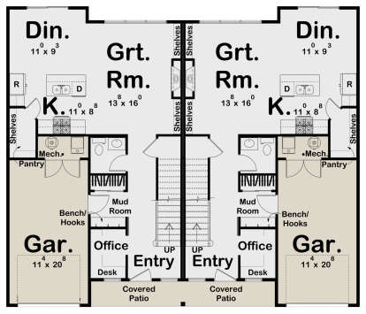Main Floor  for House Plan #963-01065