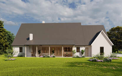 European House Plan #7568-00030 Elevation Photo