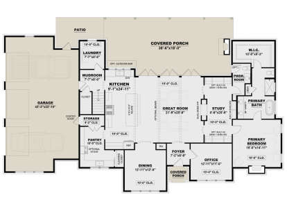 Main Floor  for House Plan #7568-00030