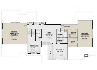 Second Floor for House Plan #7568-00030