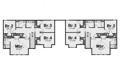 Second Floor for House Plan #963-01066