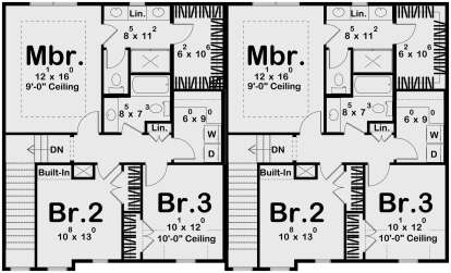 Second Floor for House Plan #963-01067