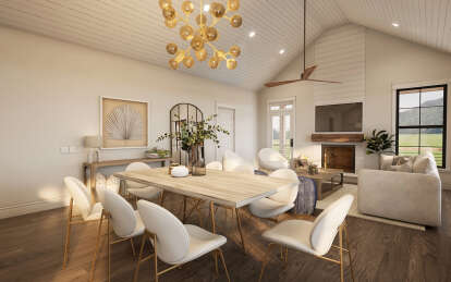 Modern Farmhouse House Plan #009-00417 Additional Photo