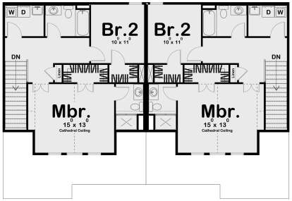 Second Floor for House Plan #963-01068