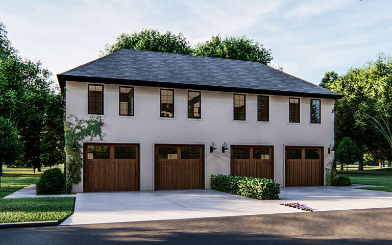 House Plan House Plan #31902 Angled Front Elevation