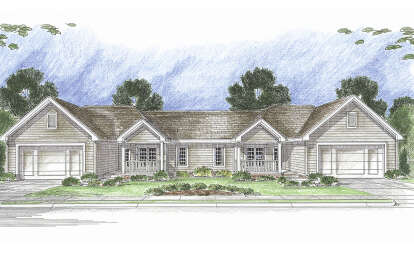 Country House Plan #963-01070 Elevation Photo