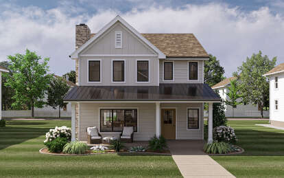 Modern Farmhouse House Plan #963-01071 Elevation Photo