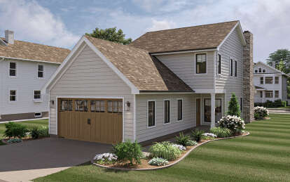 Modern Farmhouse House Plan #963-01071 Elevation Photo