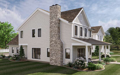 Modern Farmhouse House Plan #963-01071 Elevation Photo