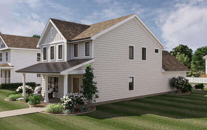 Modern Farmhouse House Plan #963-01071 Elevation Photo