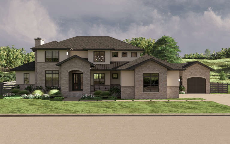 House Plan House Plan #31905 Front Elevation 