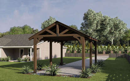 Craftsman House Plan #963-01073 Elevation Photo