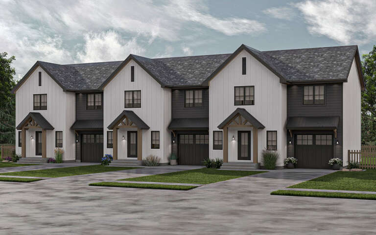 House Plan House Plan #31908 Angled Front Elevation
