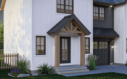 Modern Farmhouse House Plan #963-01074 Elevation Photo