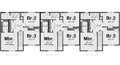 Second Floor for House Plan #963-01074