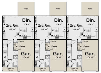 Main Floor  for House Plan #963-01076