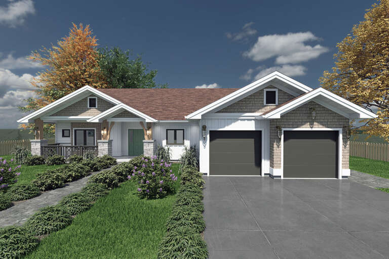House Plan House Plan #31911 Front Elevation 