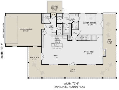 Main Floor  for House Plan #940-01189