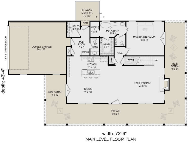 House Plan House Plan #31912 Drawing 1