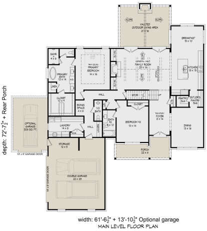 Main Floor  for House Plan #940-01190