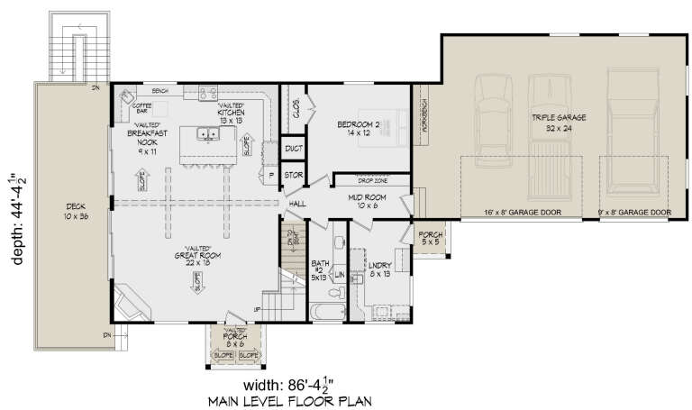 House Plan House Plan #31914 Drawing 1