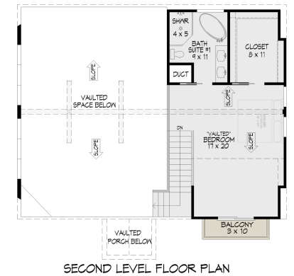 Second Floor for House Plan #940-01191