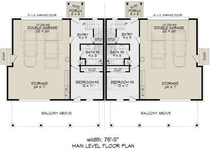 First Floor for House Plan #940-01192
