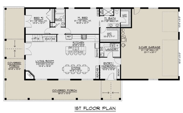 House Plan House Plan #31918 Drawing 1