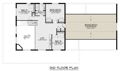 Second Floor for House Plan #5032-00312