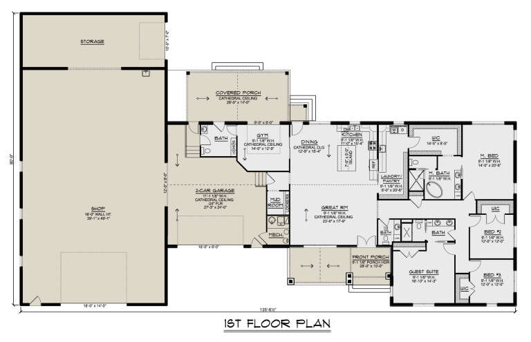 House Plan House Plan #31923 Drawing 1