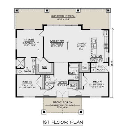 Main Floor  for House Plan #5032-00315