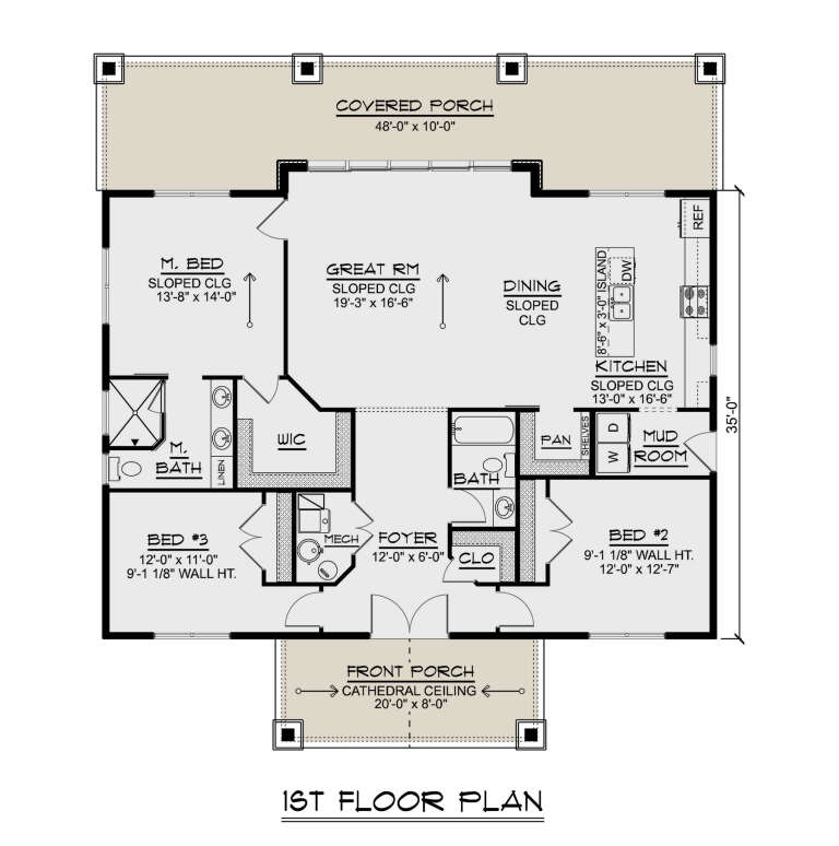 House Plan House Plan #31924 Drawing 1