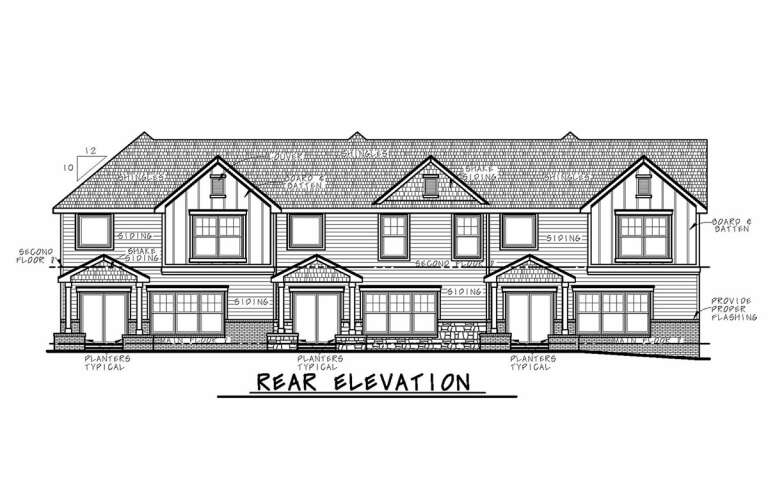 Traditional Triplex Plan - 2,065 Square Feet, 3 Bedrooms, 2.5 Bathrooms ...
