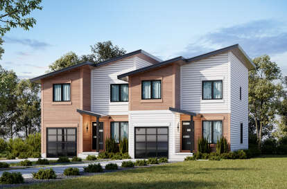 Modern House Plan #402-01829 Elevation Photo