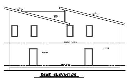 Modern House Plan #402-01829 Elevation Photo