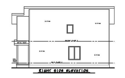 Modern House Plan #402-01829 Elevation Photo