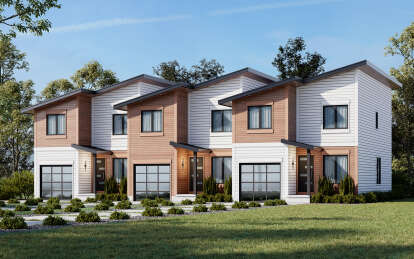 Modern House Plan #402-01830 Elevation Photo