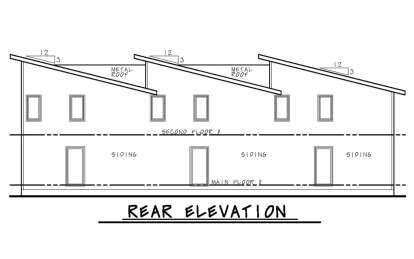 Modern House Plan #402-01830 Elevation Photo