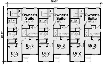 Second Floor for House Plan #402-01830