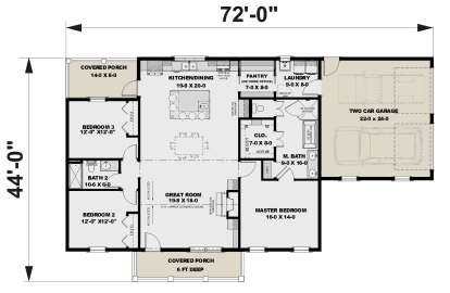 Main Floor  for House Plan #1776-00144