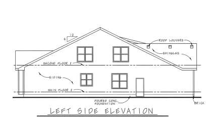 Craftsman House Plan #402-01834 Elevation Photo