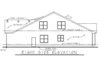 Craftsman House Plan #402-01834 Elevation Photo