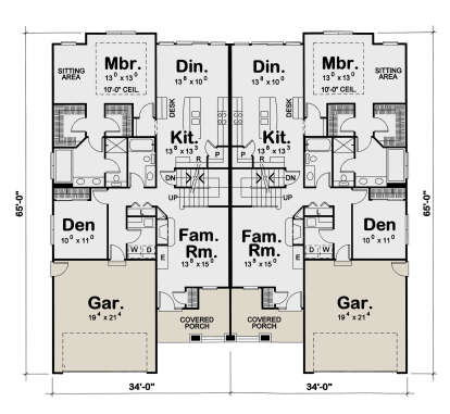 Main Floor  for House Plan #402-01834